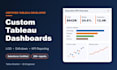 build a custom tableau dashboard as a certified tableau developer
