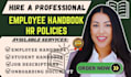 write and design student and employee handbook application and onboarding form