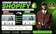 convert your website to shopify with exact design, product sync and no data lost