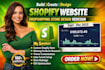 design shopify website dropshipping store design