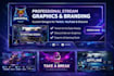 create premium stream overlays and graphics for gamers
