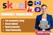 do skool community setup, onboarding flows and online course outline development