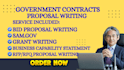 do government contract capability statement for small businesses