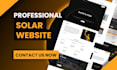 develop a professional solar company website on wordpress