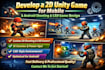 develop 2d unity game design mobile  game android shooting game play 2d cad game