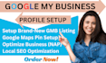 create setup verify optimize your gmb account listing on map
