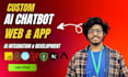 do ai chatbot, ai website, ai mobile app,open ai integration