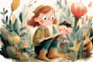 do design 2d and 3d hand drawn children book illustration