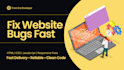 fix frontend issues, layout bugs, javascript errors