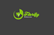 design app care plants flowers logo