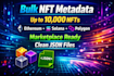 create bulk nft metadata json for ethereum, sol and polygon