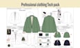 design professional clothing tech pack