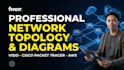 create professional network topology diagrams