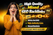 create high quality mixed SEO backlinks manually