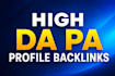 build high da pa profile backlinks for seo ranking