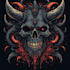 draw a detailed dark art illustration
