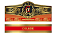 do premium cigar brands label logo and box design