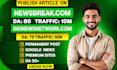 publish your article on newsbreak,com and bignewsnetwork,com