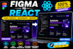 convert figma to react js responsive website with pixel perfect design