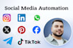 create social media content plan with automated scheduling strategy