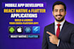do ios app, android mobile app development, flutter, react native app dev
