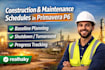 prepare wbs, gantt chart and s curve using primavera p6