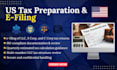 prepare and efile us tax returns for w2 individuals, llcs, s corps, and c corp