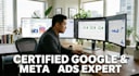 set up and manage high converting google and meta ads campaigns maximize roas