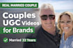 create genx and boomer couple ugc videos for your brand