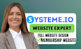 systeme io website, membership site and automation