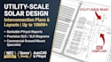 design utility scale solar layouts and interconnection plans