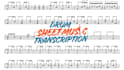 transcribe drum parts and create clear drum sheet music