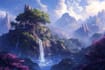 design amazing fantasy landscape