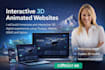 build interactive 3d animated website, 3d webflow website, 3d animated website