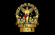 design unique hollywood rocks logo