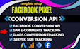 setup facebook conversion API, fb pixel, ga4 server side tracking by GTM