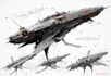 draw high quality spaceship concept