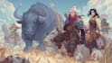 create epic fantasy and comic style character illustrations