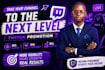 promote your twitch channel to get to affiliate and help you promotion