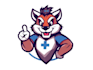 make pretty cool mascot medical logo