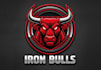 make modern bull head mascot logo with unique concepts