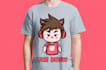 design cartoon character t shirts