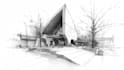 do hand drawn architectural sketches