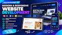 create a responsive website using HTML CSS and javascript