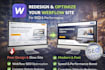 redesign your webflow website and optimize it for SEO and performance