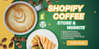 design coffee website, coffee shopify store, cafe website