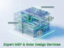 do civil and structural design, electrical, hvac, plumbing, drainage, solar mep