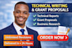 do technical writing, research, and grant proposals