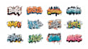 do typography, graffiti, lettering, and text logo design