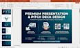 design pitch decks, powerpoint, and google slides